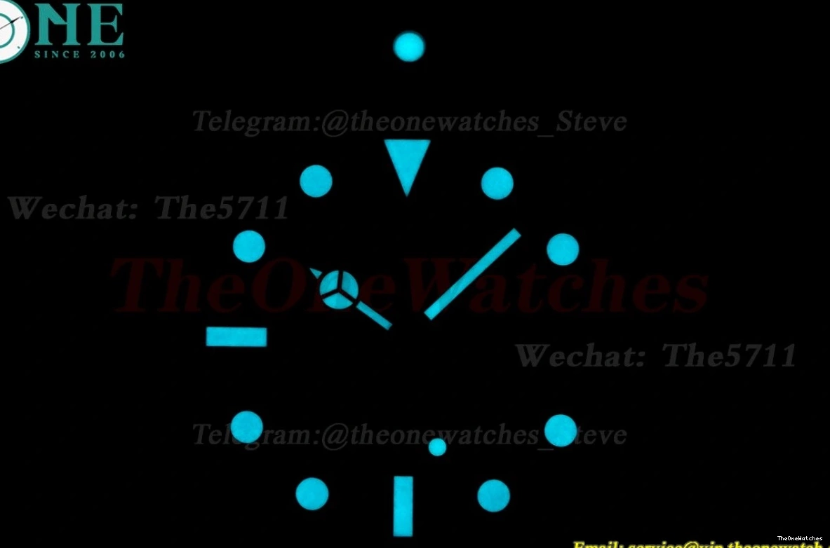 VS3135 SS DLC Green Blaken V6F Dot 40mm Submariner 0407